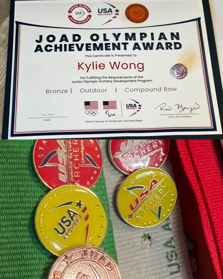 JOAD Olympic Certificate