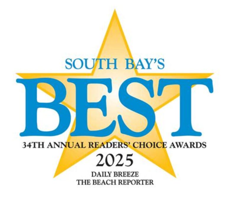 Yellow Star with the words South Bay's best 2025