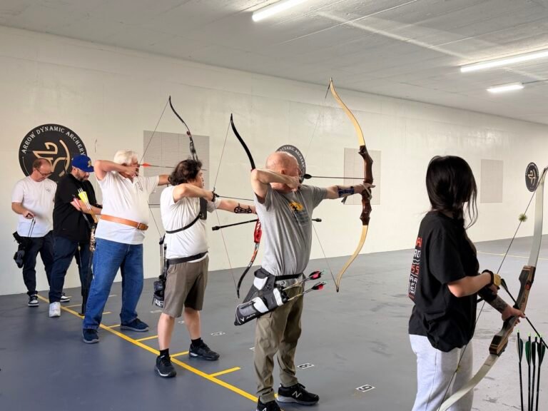 Adult archery class