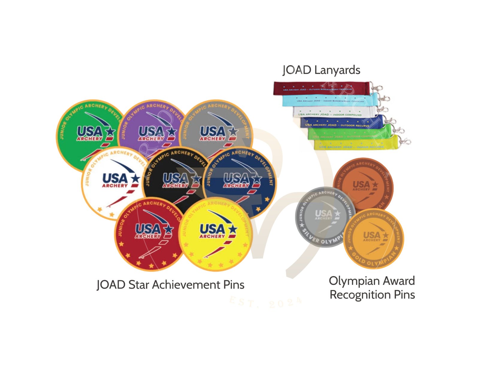 achievement pins